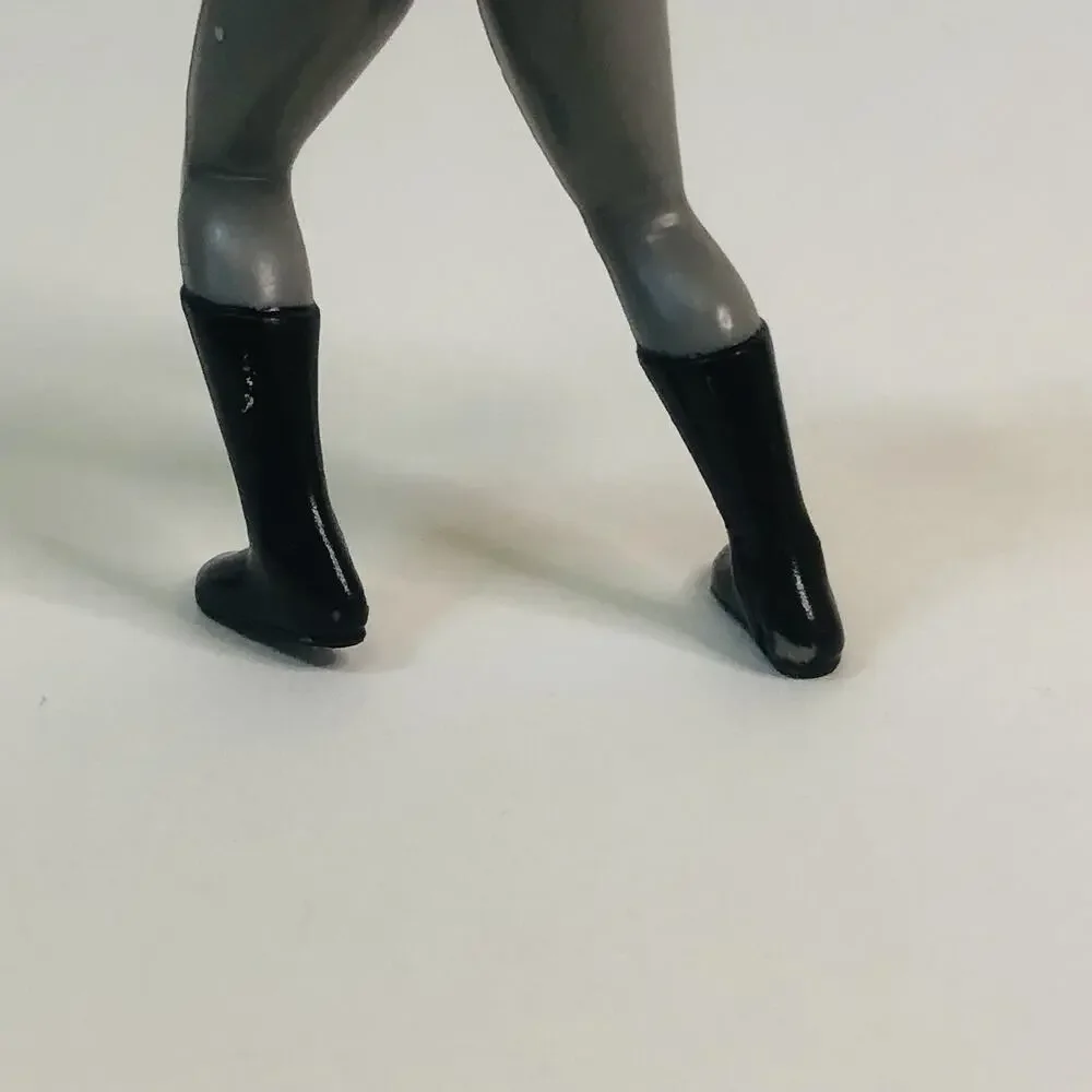 vintage 1993 batman grey‎ suit yellow belt dc comics cake topper 3.5 inch figure